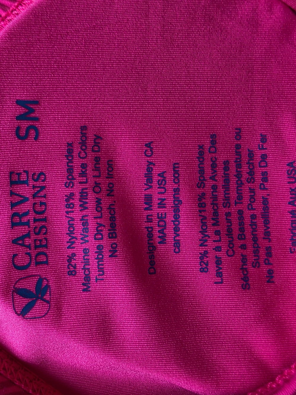Carve Designs Bright Pink Swim/Sun Dress NWOT - Picture 5 of 5